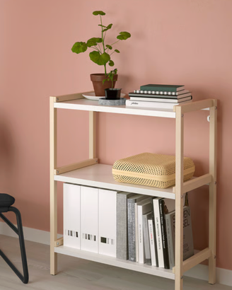 Scaffale IKEA EKENABBEN pioppo/bianco 70x34x86 cm