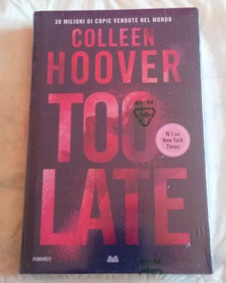 Romanzo di Colleen Hoover "Too late"
