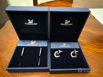 2 paia di Orecchini Swarovski
