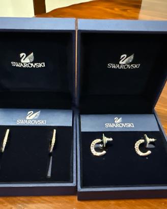 2 paia di Orecchini Swarovski