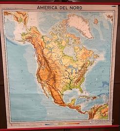 Mappa del Nord America