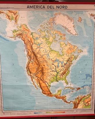 Mappa del Nord America