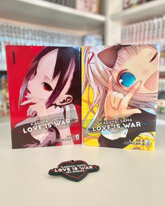 Kaguya-sama love is War 1-2 con portachiavi