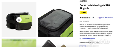 Borsa da telaio doppia