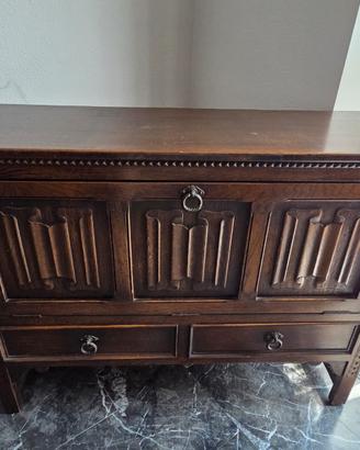 Mobile contenitore in legno massello