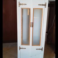 Mobiletto vetrina secrétaire artigianale