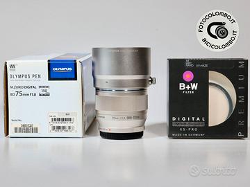 Olympus M.Zuiko Digital ED 75mm f/1.8 - Silver