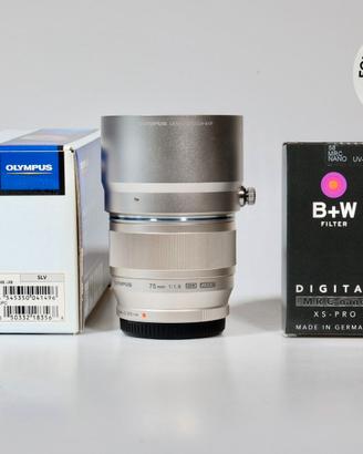 Olympus M.Zuiko Digital ED 75mm f/1.8 - Silver