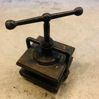 Torchio pressa tipografica antica