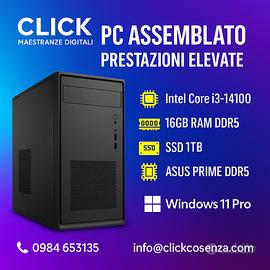 PC ASSEMBLATO LINEA UFFICIO