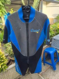 TUTA MUTA Corpetto 2,5 mm SUB UOMO MARE IMMERSIONE