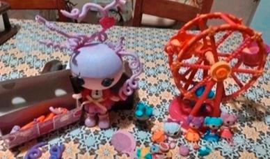 Bambola Lolli Pops, ruota panoramica,  3 mini Loll