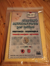 Cuscino antisoffoco per lettino