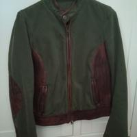 Giubbino pelle cotone