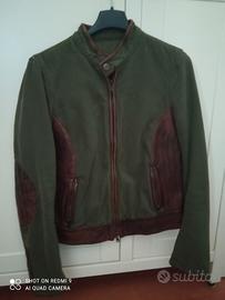 Giubbino pelle cotone