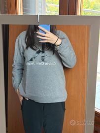 Felpa Grigia Calvin Klein Jeans
