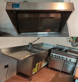 CUCINA PROF.ANGELO PO CAPPA 4 FUOCHI FORNO FRYTOP