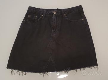 Gonna di jeans nera