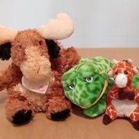 Lotto 3 Trudi - Alce, rana, giraffa