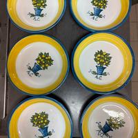 Ceramica Caltagirone "Sil.Va." - 43 Pezzi Dipinti