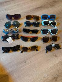 Lotto occhiali da sole  vintage 80-90-2000
