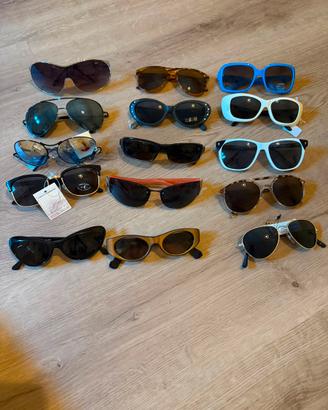 Lotto occhiali da sole  vintage 80-90-2000