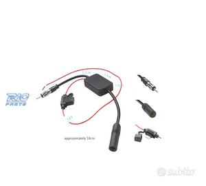 AMPLIFICATORE DI SEGNALE RADIO FM CONNETTORE UNIVE