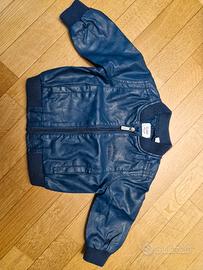 Giacca simil-pelle blu 6-9mesi 68cm
primaverile 