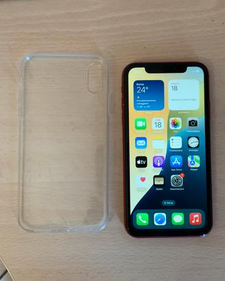 Iphone XR 128 rosso GB sc. Amb. Io