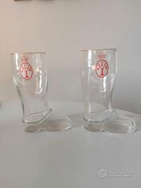 2 bicchieri birra vintage Oranjeboom da collezione