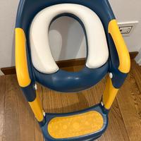 Riduttore WC Bambini Blu e Giallo
