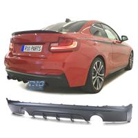 DIFFUSORE BMW F22 F23 LOOK M PERFORMANCE NERO OPAC