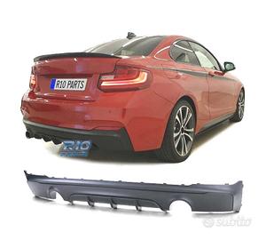 DIFFUSORE BMW F22 F23 LOOK M PERFORMANCE NERO OPAC