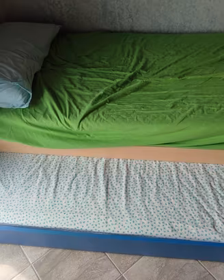 2 Letti singoli con secondo letto estraibile