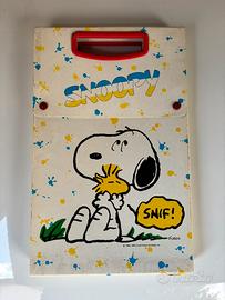 Cartellina vintage Peanuts Snoopy in cartoncino