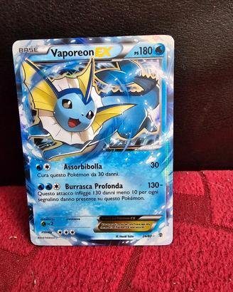 vaporeon ex 24 pokemon 