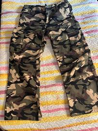 pantalone cargo militare 