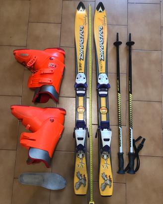 Sci, bacchette, scarponi (set completo)