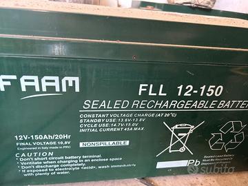Batteria FAAM 150ah