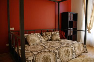 Letto baldacchino/day bed IKEA in legno nero