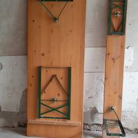 tavolo e panche tipo birreria