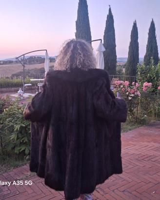 pelliccia lunga ratmusque visonato