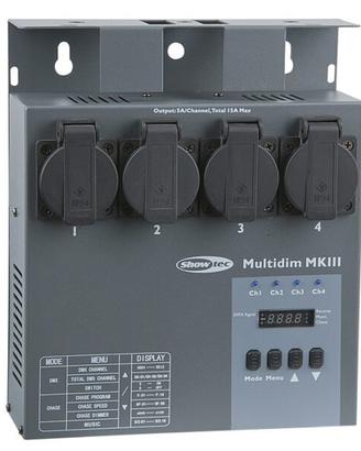 Dimmer DMx showtec Multidim MKlll