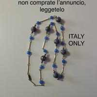 collana donna in perline di vetro