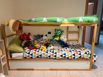 Struttura Letto bimbi reversibile 2in1 + materasso