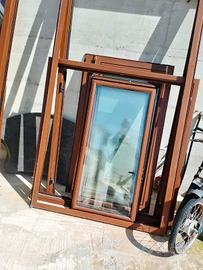 porte finestre in alluminio vetro camera col legno