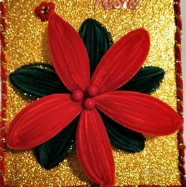 Quadretto fuori porta natalizio