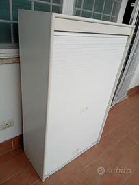 Mobile scarpiera con ripiani il legno bianco e chi