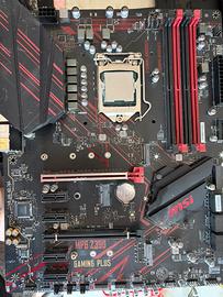 Scheda madre MSI mpg z390 gaming plus con I7