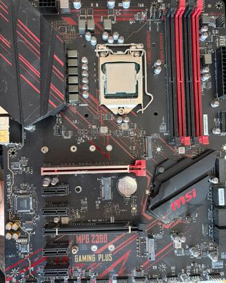 Scheda madre MSI mpg z390 gaming plus con I7